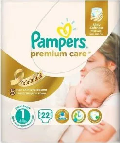 Pampers® Pampers Premium Care Baby Luiers Maat 1 - 22 Luiers