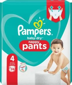 Pampers® Pampers Baby-Dry Pants Maat 4 (9kg-15kg) - 24 Luierbroekjes 29 Pampers® Pampers Baby-Dry Pants Maat 4 (9kg-15kg) - 24 Luierbroekjes -Pampers Katoenen luiers Verkoopwinkel 1019x1200 1