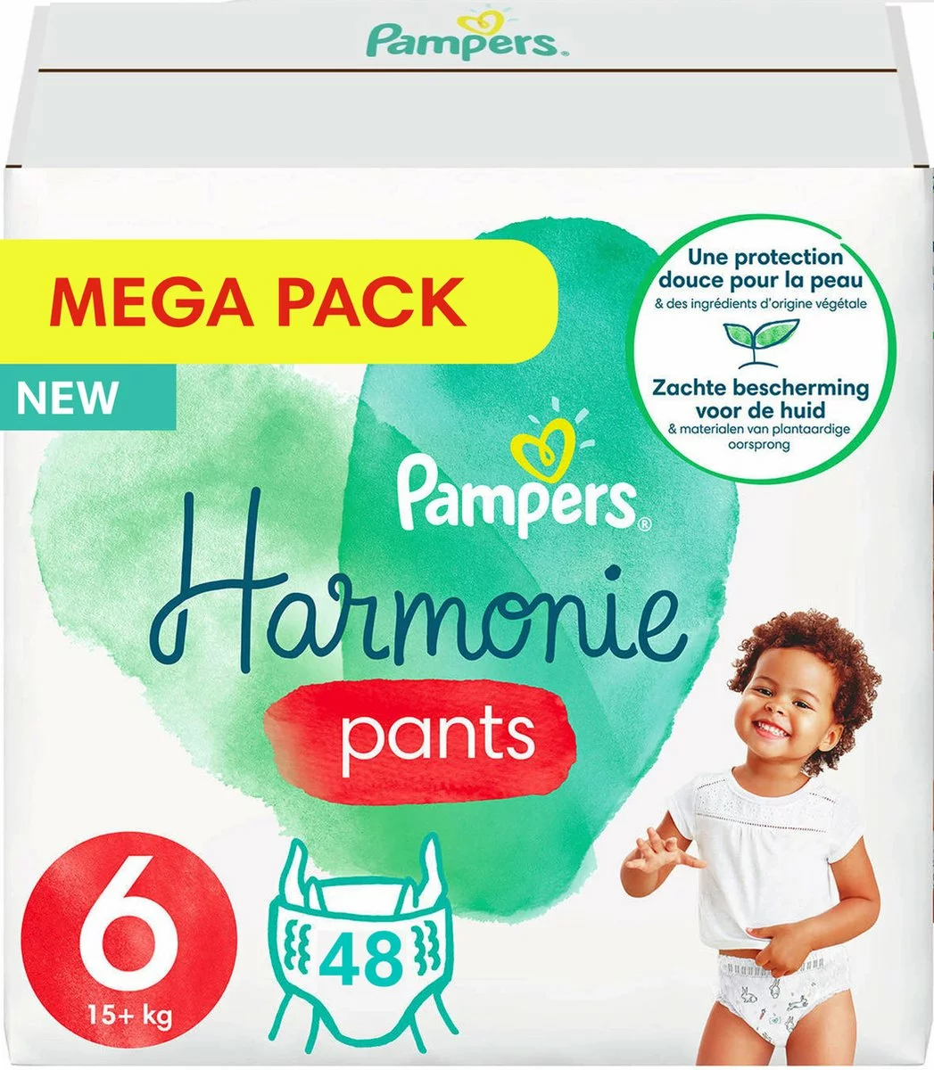 Pampers® Pampers - Harmonie Pants - Maat 6 - Mega Pack - 48 Luierbroekjes 3 Pampers® Pampers - Harmonie Pants - Maat 6 - Mega Pack - 48 Luierbroekjes