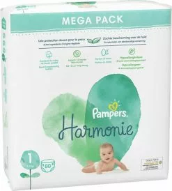 Pampers® Pampers Harmonie / Pure Maat 1 (2-5kg) 160 Luiers 28 Pampers® Pampers Harmonie / Pure Maat 1 (2-5kg) 160 Luiers -Pampers Katoenen luiers Verkoopwinkel 1082x1200 1