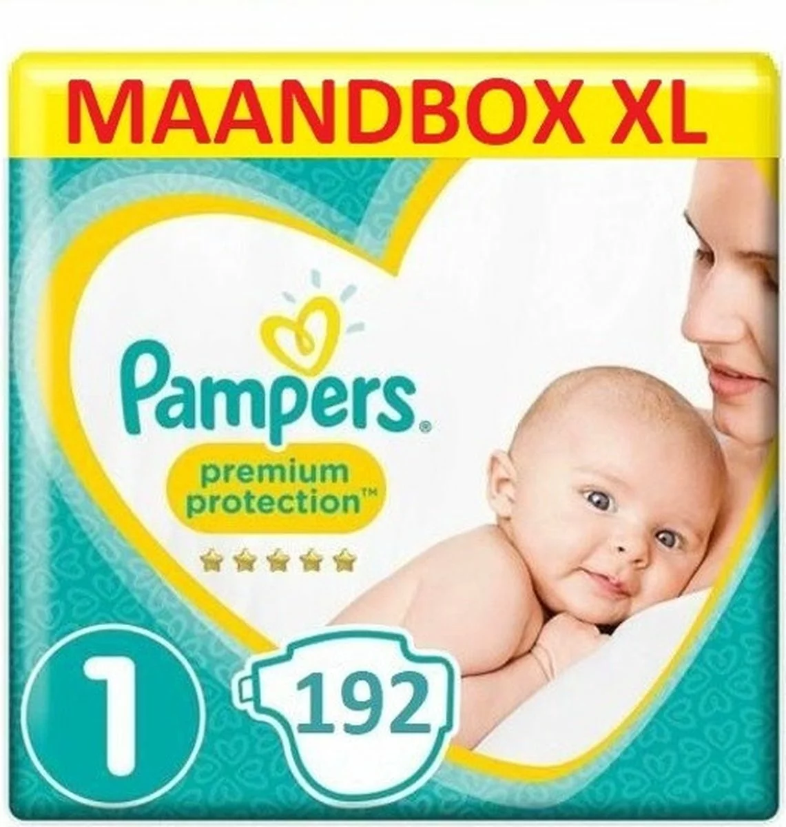 Pampers® Pampers - Premium Protection - Maat 1 - Maandbox - 192 Luiers 11 Pampers® Pampers - Premium Protection - Maat 1 - Maandbox - 192 Luiers - Afbeelding 9