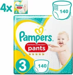 Pampers® Pampers Premium Protection Pants Maat 3 – 140 Luierbroekjes Maandbox -Pampers Katoenen luiers Verkoopwinkel 1165x1200