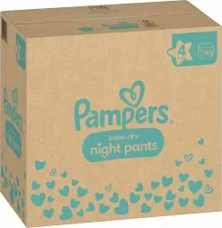 Pampers® Pampers Baby-Dry Night Pants - Maat 4 (9kg - 15kg) - 180 Luierbroekjes Maandbox 28 Pampers® Pampers Baby-Dry Night Pants - Maat 4 (9kg - 15kg) - 180 Luierbroekjes Maandbox -Pampers Katoenen luiers Verkoopwinkel 1171x1200