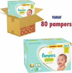 Pampers® Pampers Premium Protection Luiers Maat 3 - 80 Luiers -Pampers Katoenen luiers Verkoopwinkel 1183x1200 1