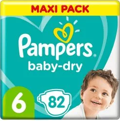 Pampers® Pampers - Baby Dry - Maat 6 - Mega Pack - 82 Luiers 24 Pampers® Pampers - Baby Dry - Maat 6 - Mega Pack - 82 Luiers -Pampers Katoenen luiers Verkoopwinkel 1186x1200 1