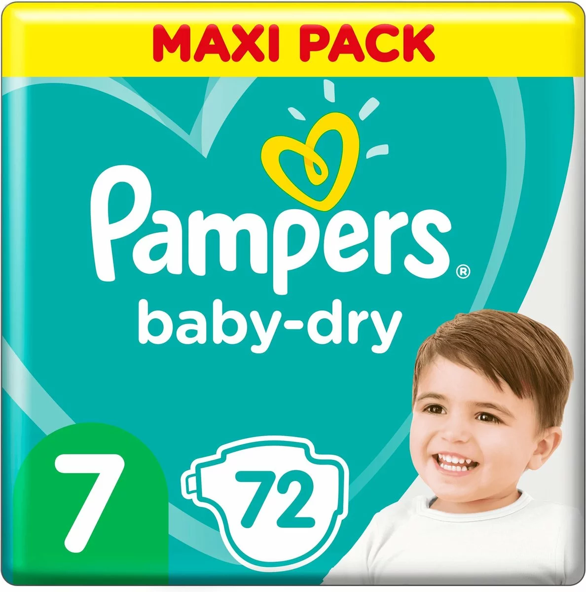 Pampers® Pampers - Baby Dry - Maat 7 - Mega Pack - 72 Luiers 6 Pampers® Pampers - Baby Dry - Maat 7 - Mega Pack - 72 Luiers - Afbeelding 4