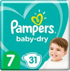 Pampers® Pampers Baby-Dry Maat 7 (15kg+) - 31 Luiers 19 Pampers® Pampers Baby-Dry Maat 7 (15kg+) - 31 Luiers -Pampers Katoenen luiers Verkoopwinkel 1191x1200 6