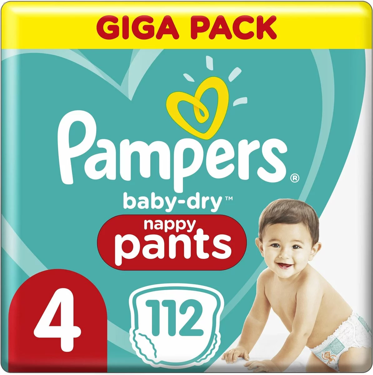 Pampers® Pampers Baby-Dry Pants - Maat 4 (9kg-15kg) - 112 Luierbroekjes - Giga Pack 14 Pampers® Pampers Baby-Dry Pants - Maat 4 (9kg-15kg) - 112 Luierbroekjes - Giga Pack - Afbeelding 12