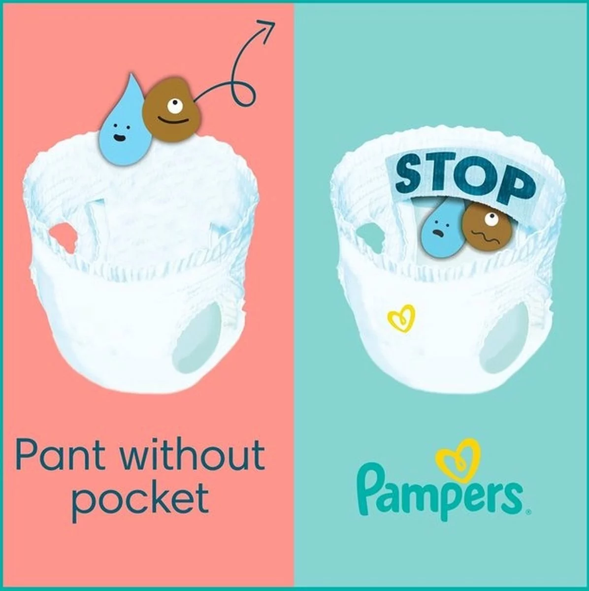 Pampers® Pampers Premium Protection Pants Luierbroekjes - Maat 6 (15+kg) - 60 Stuks 7 Pampers® Pampers Premium Protection Pants Luierbroekjes - Maat 6 (15+kg) - 60 Stuks - Afbeelding 6