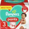 Pampers® Pampers - Baby Dry Pants - Maat 3 - Mega Pack - 94 Luierbroekjes -Pampers Katoenen luiers Verkoopwinkel 1197x1200 17