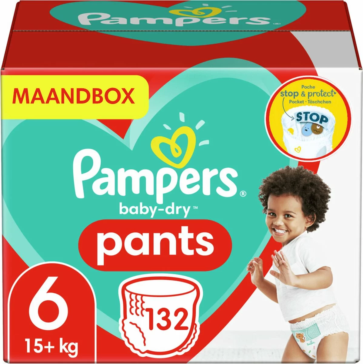 Pampers® Pampers - Baby Dry Pants - Maat 6 - Maandbox - 132 Luierbroekjes 3 Pampers® Pampers - Baby Dry Pants - Maat 6 - Maandbox - 132 Luierbroekjes