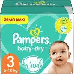 Pampers® Pampers - Baby Dry - Maat 3 - Mega Pack - 104 Luiers