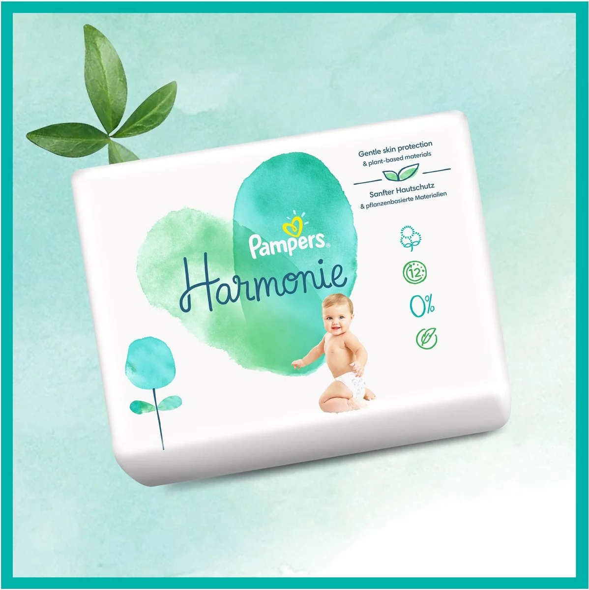 Pampers® Pampers - Harmonie / Pure - Maat 1 - Mega Pack - 80 Luiers 4 Pampers® Pampers - Harmonie / Pure - Maat 1 - Mega Pack - 80 Luiers - Afbeelding 2