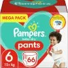 Pampers® Pampers Baby Dry Pants Luierbroekjes - Maat 6 - Mega Pack - 66 Luierbroekjes -Pampers Katoenen luiers Verkoopwinkel 1198x1200 68