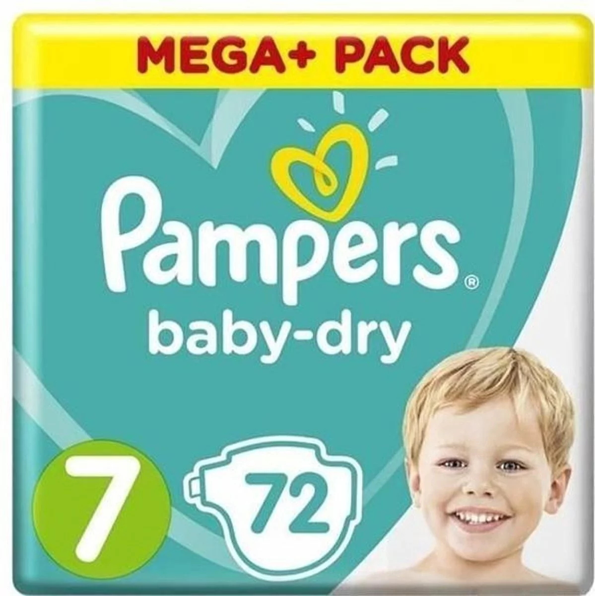 Pampers® Pampers - Baby Dry - Maat 7 - Mega Pack - 72 Luiers 3 Pampers® Pampers - Baby Dry - Maat 7 - Mega Pack - 72 Luiers