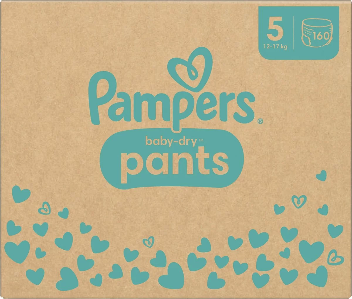Pampers® Pampers Baby-Dry Pants - Maat 5 (12-17kg) - 160 Luierbroekjes - Maandbox 12 Pampers® Pampers Baby-Dry Pants - Maat 5 (12-17kg) - 160 Luierbroekjes - Maandbox - Afbeelding 10