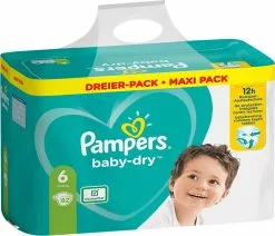 Pampers® Pampers - Baby Dry - Maat 6 - Mega Pack - 82 Luiers 35 Pampers® Pampers - Baby Dry - Maat 6 - Mega Pack - 82 Luiers -Pampers Katoenen luiers Verkoopwinkel 1200x1032 1