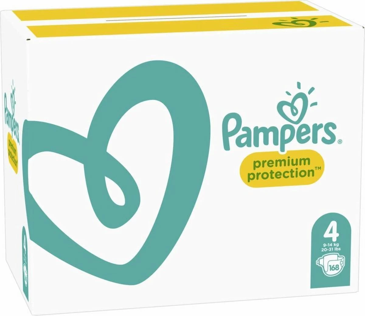 Pampers® Pampers Premium Protection Luiers - Maat 4 (9-14 Kg) - 168 Stuks - Multi-Pack 12 Pampers® Pampers Premium Protection Luiers - Maat 4 (9-14 Kg) - 168 Stuks - Multi-Pack - Afbeelding 10