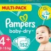 Pampers® Pampers Baby-Dry Luiers - Maat 4+ (10-15 Kg) - 152 Stuks - Multi-Pack 2 Pampers® Pampers Baby-Dry Luiers - Maat 4+ (10-15 Kg) - 152 Stuks - Multi-Pack -Pampers Katoenen luiers Verkoopwinkel 1200x1042 1