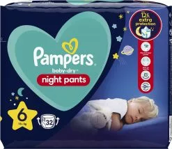 Pampers® Pampers - Night Pants - Maat 6 - Mega Pack - 64 Luierbroekjes 11 Pampers® Pampers - Night Pants - Maat 6 - Mega Pack - 64 Luierbroekjes -Pampers Katoenen luiers Verkoopwinkel 1200x1042 9