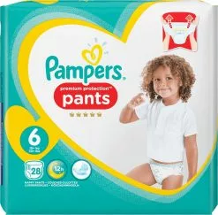 Pampers® Pampers - Premium Protection Pants - Maat 6 - Mega Pack - 84 Luierbroekjes -Pampers Katoenen luiers Verkoopwinkel 1200x1179