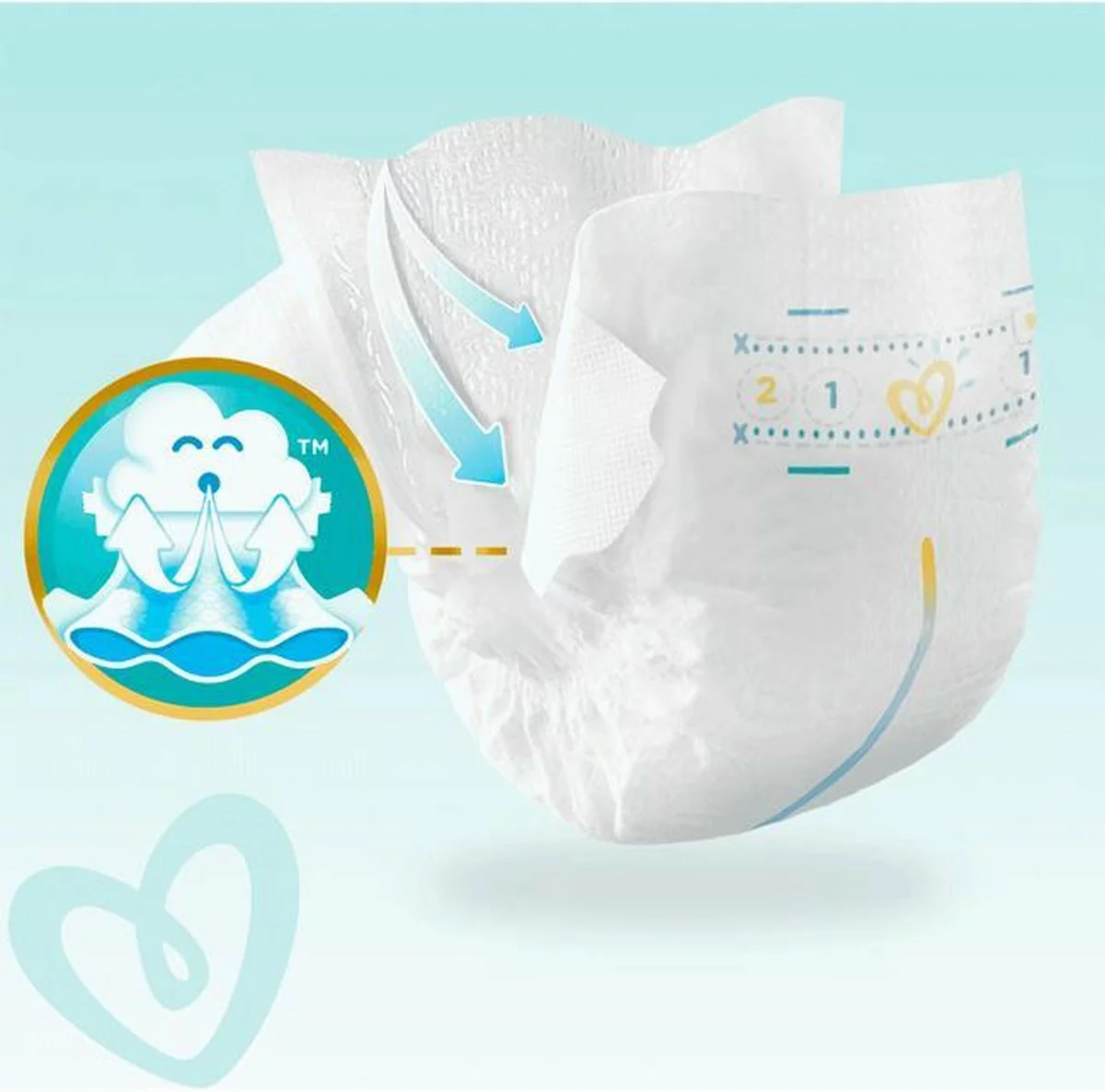 Pampers® Pampers Premium Protection New Baby - Maat 3 - 6 -10kg - 35 Stuks -Luiers 4 Pampers® Pampers Premium Protection New Baby - Maat 3 - 6 -10kg - 35 Stuks -Luiers - Afbeelding 2