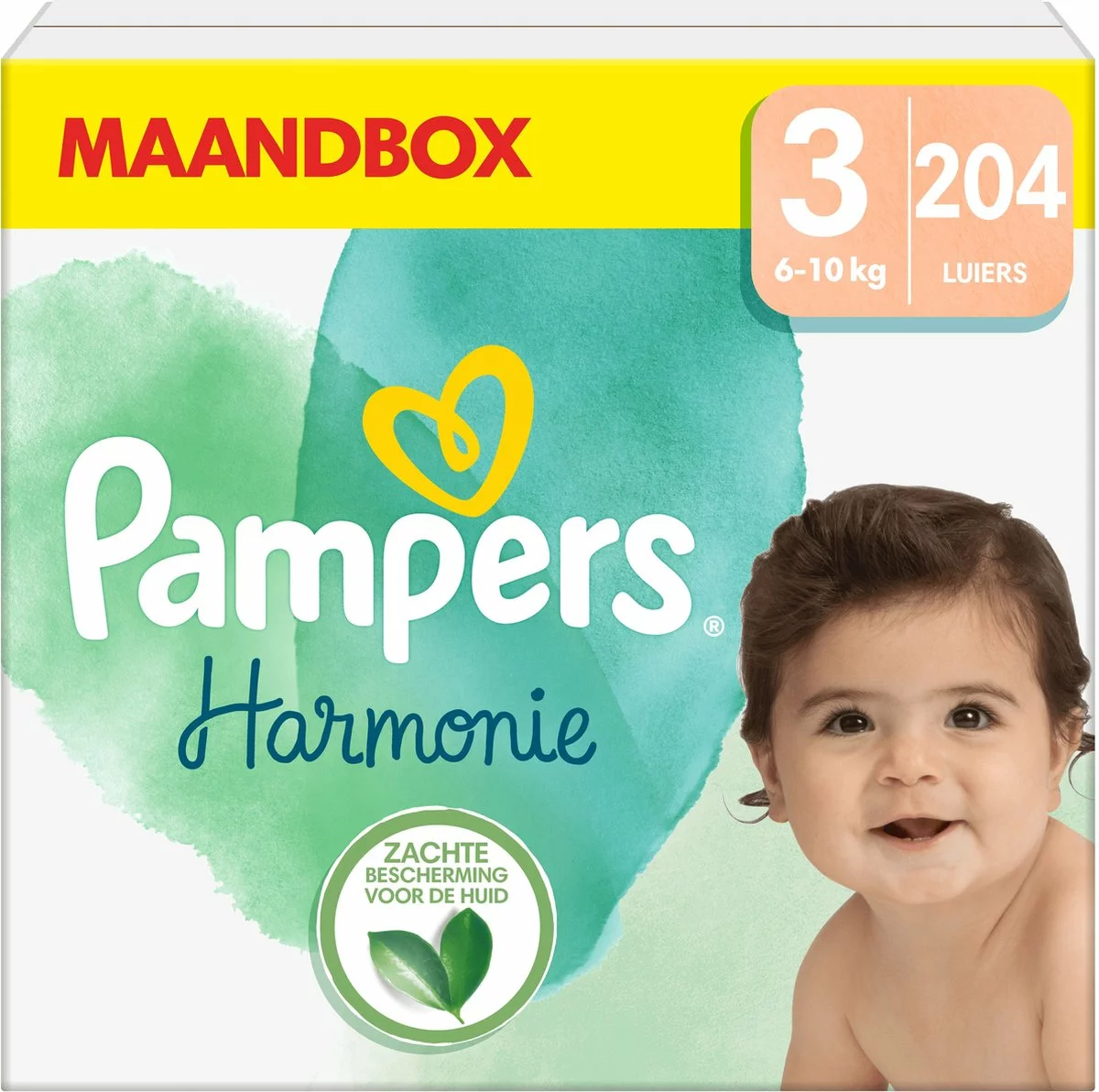 Pampers® Pampers Harmonie Luiers - Maat 3 (6-10kg) - 204 Luiers - Maandbox 9 Pampers® Pampers Harmonie Luiers - Maat 3 (6-10kg) - 204 Luiers - Maandbox - Afbeelding 7