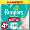 Pampers® Pampers Baby Dry Pants Maat 4+ - 140 Luierbroekjes Maandbox 1 Pampers® Pampers Baby Dry Pants Maat 4+ - 140 Luierbroekjes Maandbox -Pampers Katoenen luiers Verkoopwinkel 1200x1193 3
