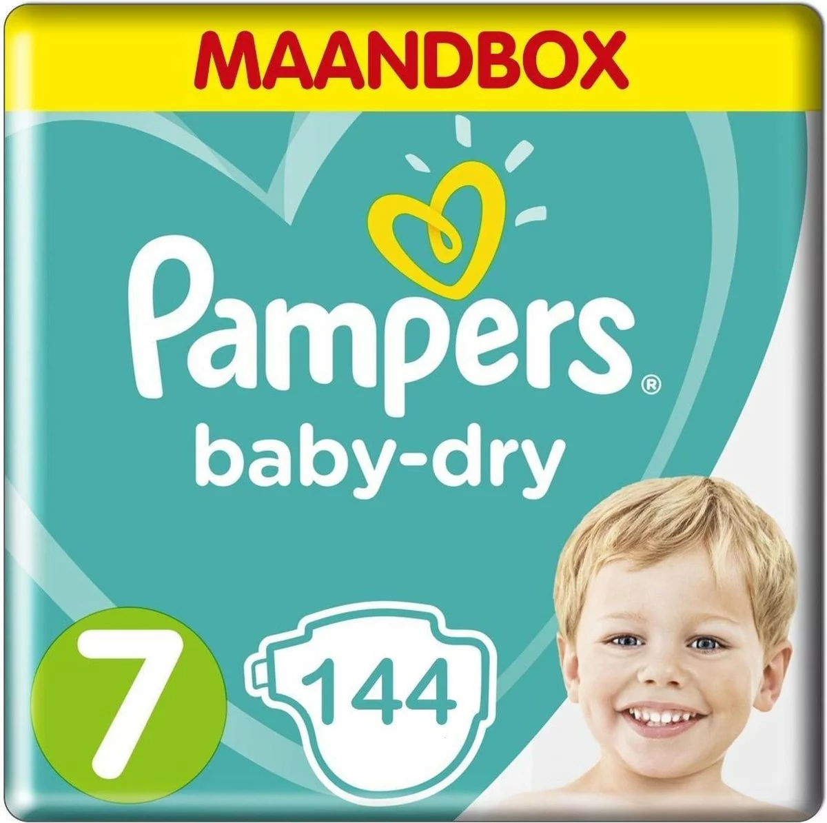 Pampers® Pampers - Baby Dry - Maat 7 - Maandbox - 144 Luiers 4 Pampers® Pampers - Baby Dry - Maat 7 - Maandbox - 144 Luiers - Afbeelding 2
