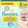 Pampers® Pampers Premium Protection - Maat 2 (4kg - 8kg) - 240 Luiers - Maandbox