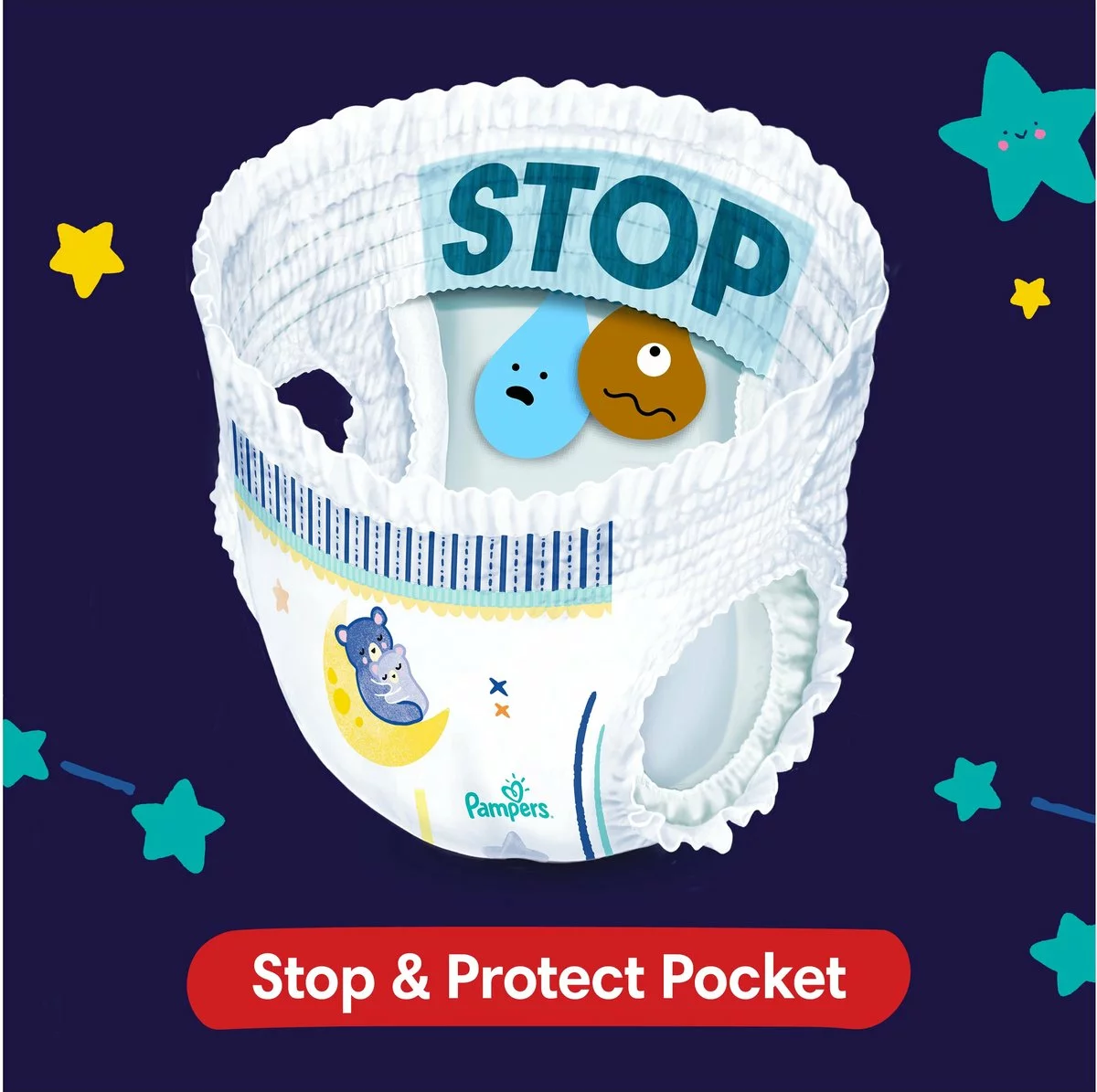 Pampers® Pampers Baby-Dry Night Pants - Maat 5 (12kg - 17kg) - 160 Luierbroekjes Maandbox 5 Pampers® Pampers Baby-Dry Night Pants - Maat 5 (12kg - 17kg) - 160 Luierbroekjes Maandbox - Afbeelding 3