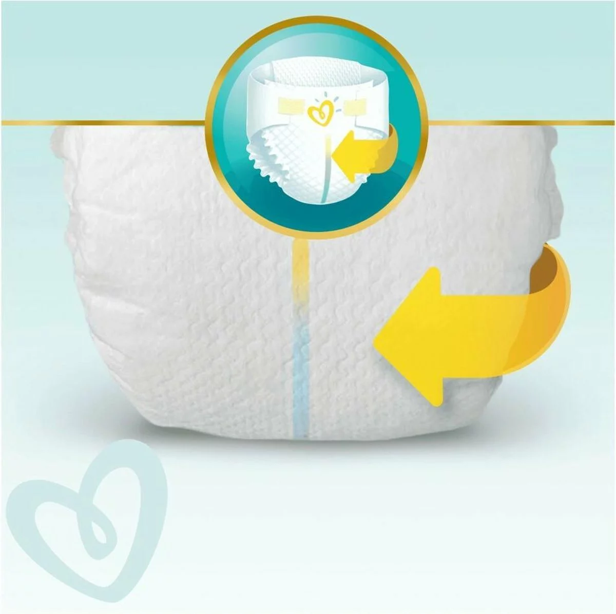 Pampers® Pampers Premium Protection - Maat 1 (New Born) 2-5 Kg - 72 Stuks - Luiers 10 Pampers® Pampers Premium Protection - Maat 1 (New Born) 2-5 Kg - 72 Stuks - Luiers - Afbeelding 8