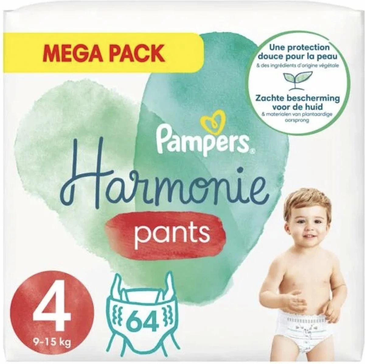 Pampers® Pampers - Harmonie Pants - Maat 4 - Megapack - 64 Luierbroekjes 9 Pampers® Pampers - Harmonie Pants - Maat 4 - Megapack - 64 Luierbroekjes - Afbeelding 7
