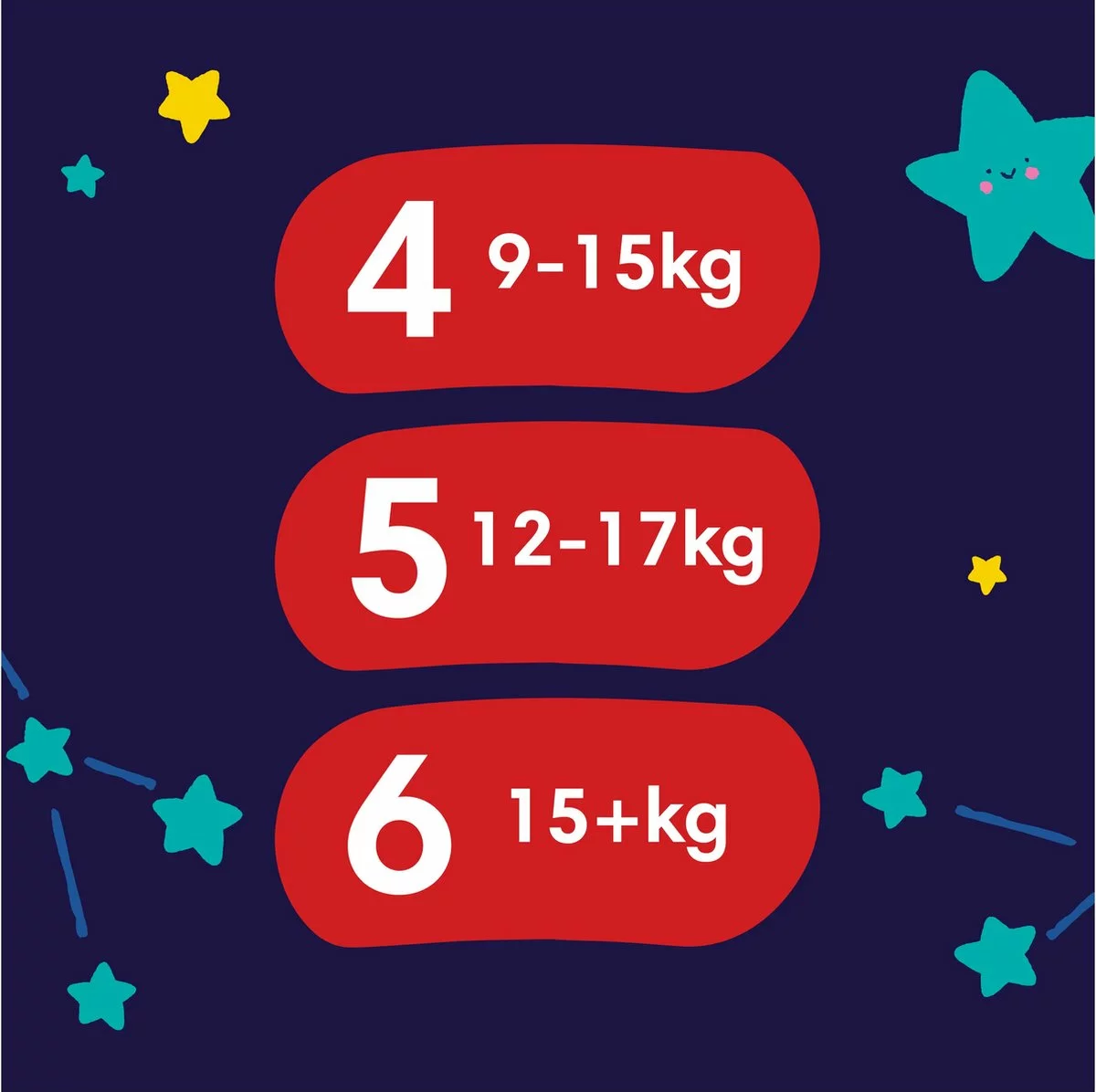 Pampers® Pampers Baby-Dry Night Pants - Maat 4 (9kg - 15kg) - 180 Luierbroekjes Maandbox 10 Pampers® Pampers Baby-Dry Night Pants - Maat 4 (9kg - 15kg) - 180 Luierbroekjes Maandbox - Afbeelding 8