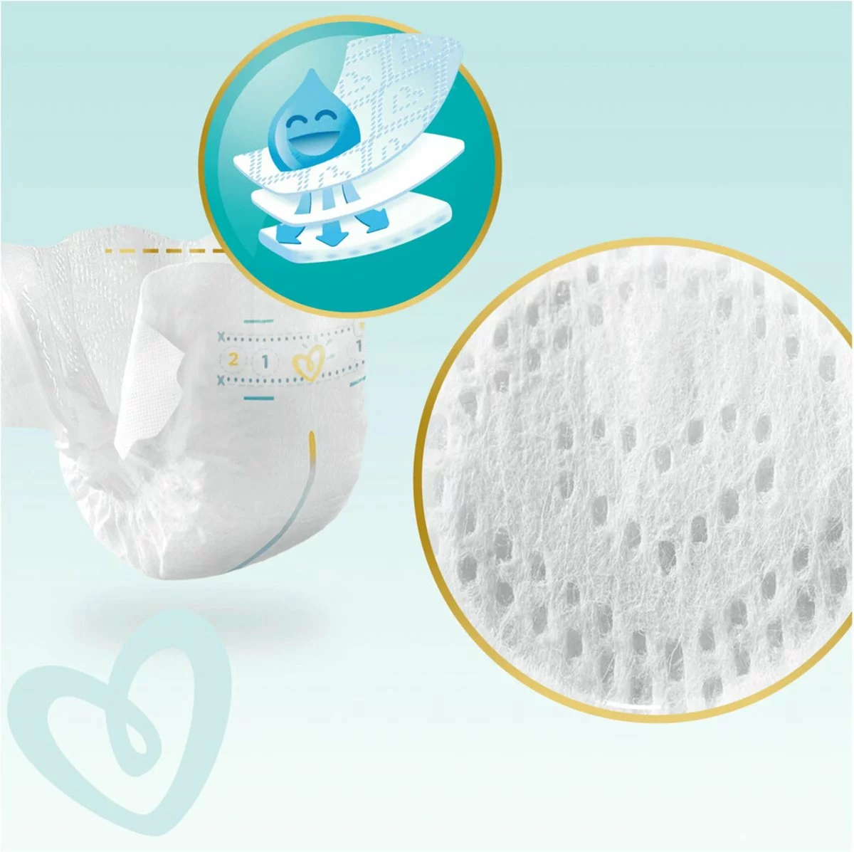 Pampers® 8x Pampers Premium Protection Luiers Maat 0 (<3kg) 22 Stuks 5 Pampers® 8x Pampers Premium Protection Luiers Maat 0 (<3kg) 22 Stuks - Afbeelding 3