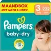 Pampers® Pampers Baby-Dry - Maat 3 (6kg - 10kg) - 222 Luiers - Maandbox -Pampers Katoenen luiers Verkoopwinkel 1200x1198 123