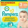 Pampers® Pampers Premium Protection - Maat 3 (6kg - 10kg) - 204 Luiers - Maandbox