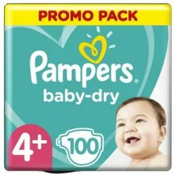 Pampers® Pampers - Baby Dry - Maat 4+ - Mega Pack - 100 Luiers