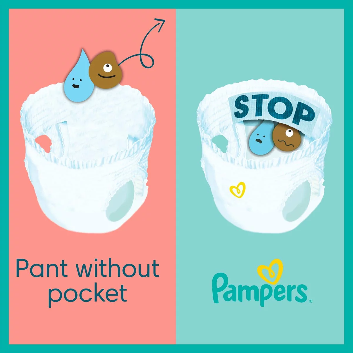 Pampers® Pampers Premium Protection Pants Luierbroekjes - Maat 5 (12-17 Kg) - 132 Stuks - Multi-Pack 5 Pampers® Pampers Premium Protection Pants Luierbroekjes - Maat 5 (12-17 Kg) - 132 Stuks - Multi-Pack - Afbeelding 3