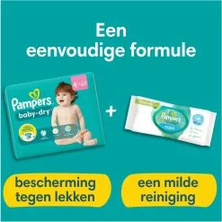 Pampers® Pampers Baby-Dry - Maat 5+ (12kg - 17kg) - 168 Luiers - Maandbox -Pampers Katoenen luiers Verkoopwinkel 1200x1199 73
