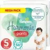Pampers® Pampers Harmonie Pants Maat 5 (12kg-17kg) - Mega Pack 2 X 56 Luierbroekjes -Pampers Katoenen luiers Verkoopwinkel 1200x1200 129