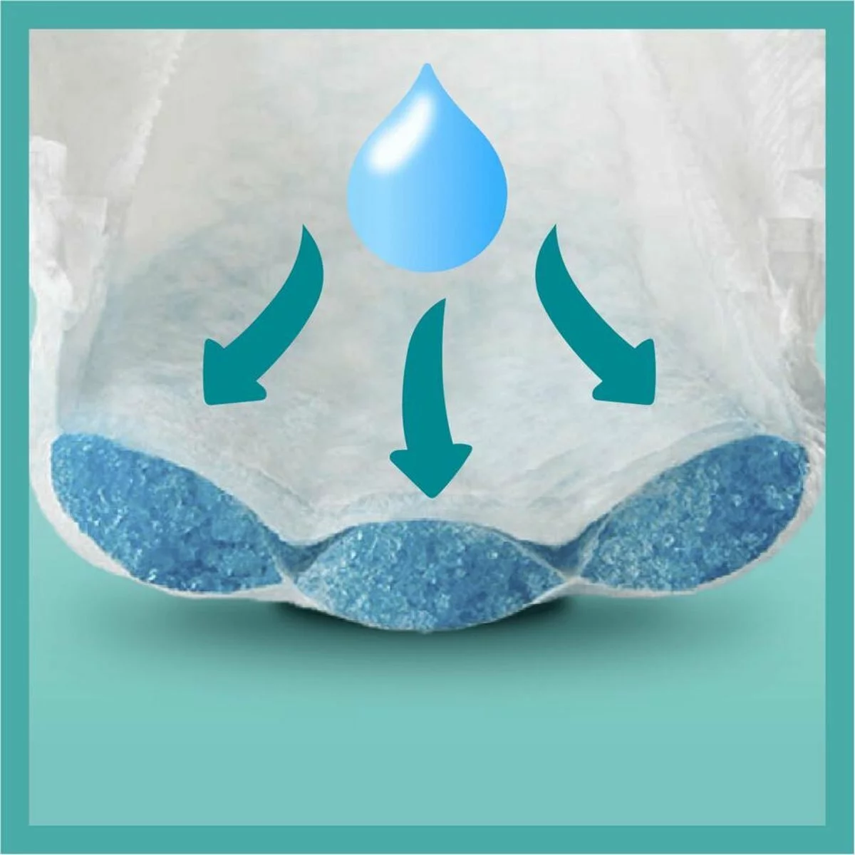 Pampers® Pampers Baby-Dry Luiers - Maat 4+ (10-15 Kg) - 152 Stuks - Multi-Pack 9 Pampers® Pampers Baby-Dry Luiers - Maat 4+ (10-15 Kg) - 152 Stuks - Multi-Pack - Afbeelding 7