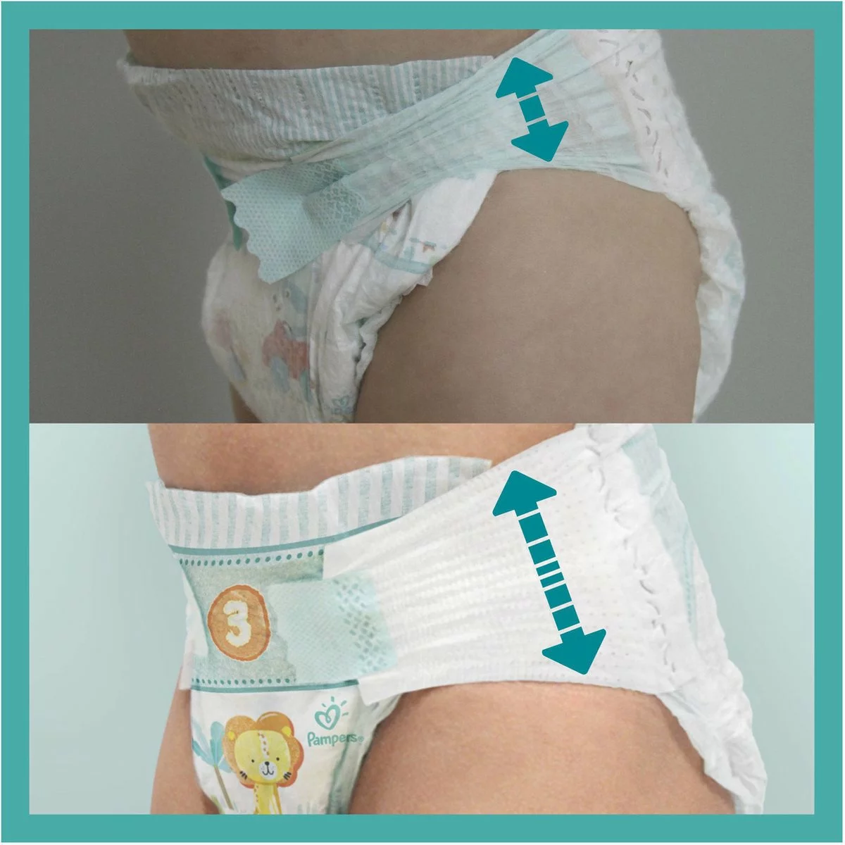 Pampers® Pampers - Baby Dry - Maat 3 - Mega Pack - 104 Luiers 6 Pampers® Pampers - Baby Dry - Maat 3 - Mega Pack - 104 Luiers - Afbeelding 4