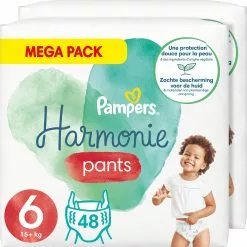 Pampers® Pampers Harmonie Pants Maat 6 (15kg+) - Mega Pack 2 X 48 Luierbroekjes