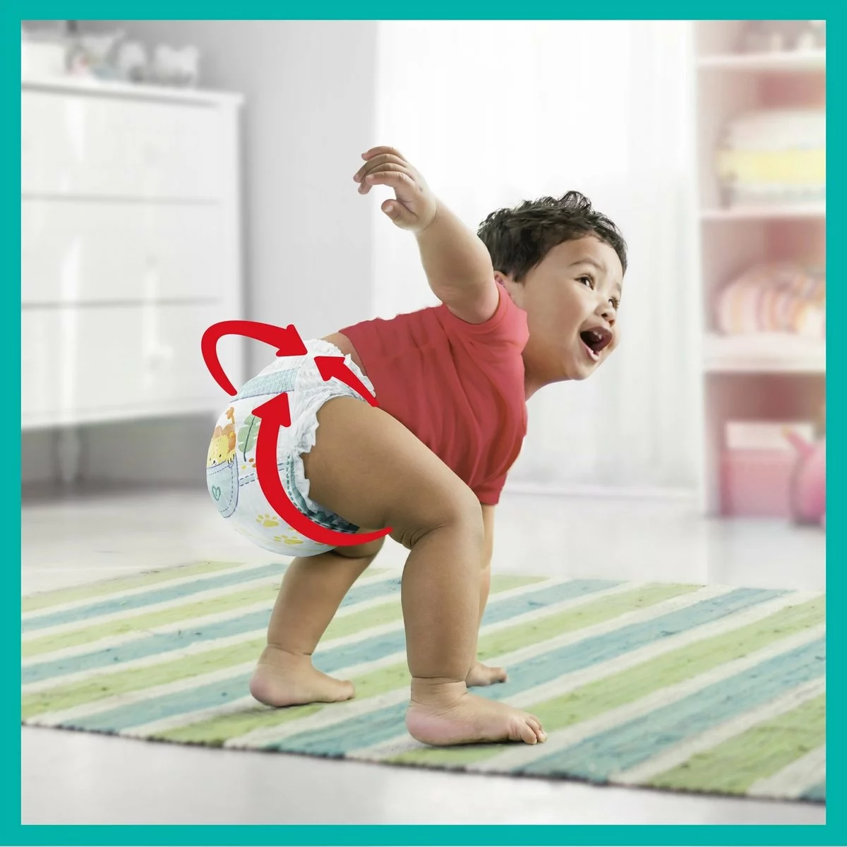 Pampers® Pampers - Baby Dry Pants - Maat 8 - Mega Pack - 36 Luierbroekjes 9 Pampers® Pampers - Baby Dry Pants - Maat 8 - Mega Pack - 36 Luierbroekjes - Afbeelding 7