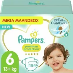 Pampers® Pampers Premium Protection Maat 6 - 184 Luiers Maandbox