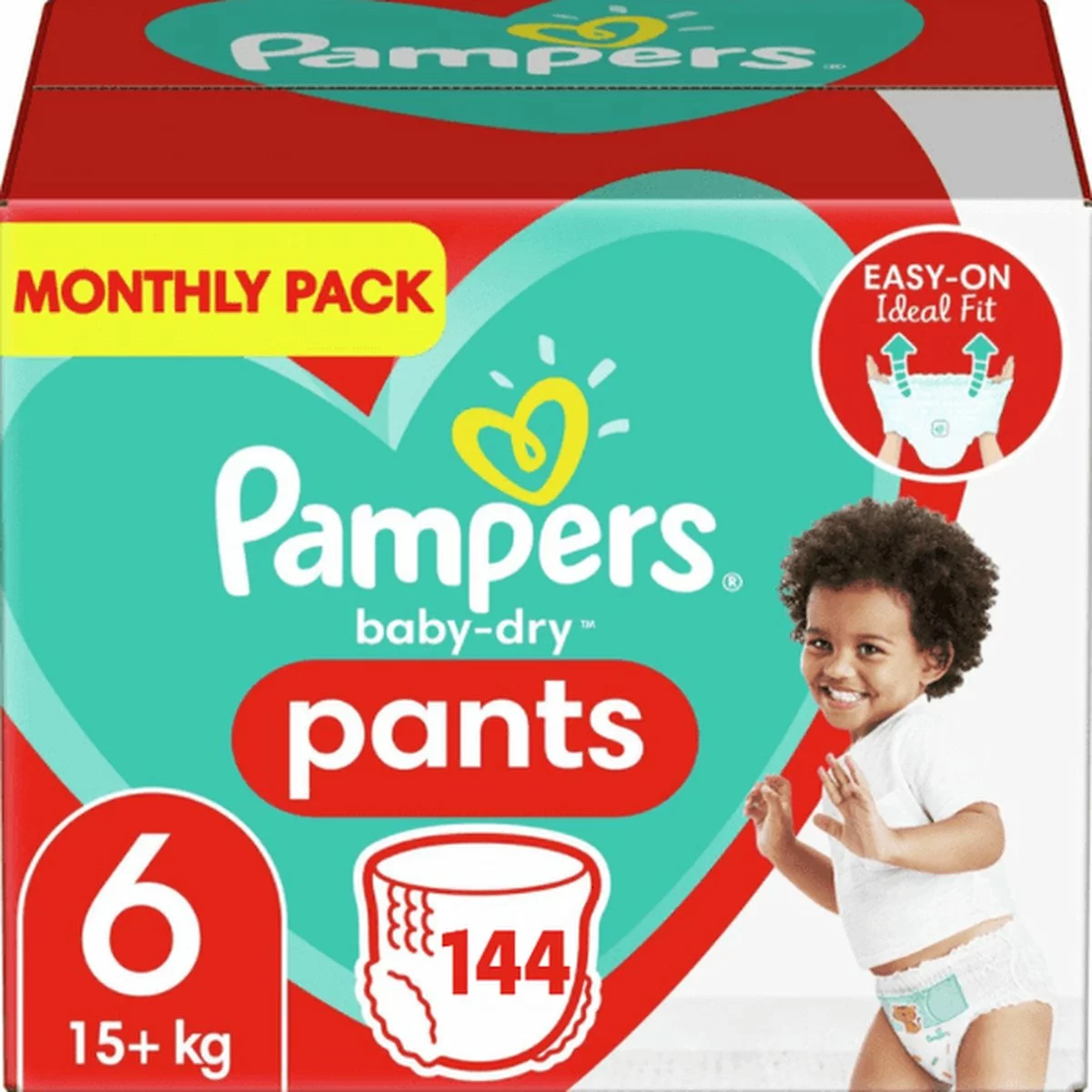 Pampers® Pampers Baby Dry Nappy Pants Maat 6 - 144 Luierbroekjes Maandbox 8 Pampers® Pampers Baby Dry Nappy Pants Maat 6 - 144 Luierbroekjes Maandbox - Afbeelding 6