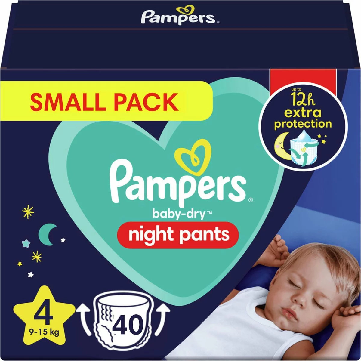 Pampers® Pampers - Night Pants - Maat 4 - Small Pack - 40 Luierbroekjes 3 Pampers® Pampers - Night Pants - Maat 4 - Small Pack - 40 Luierbroekjes