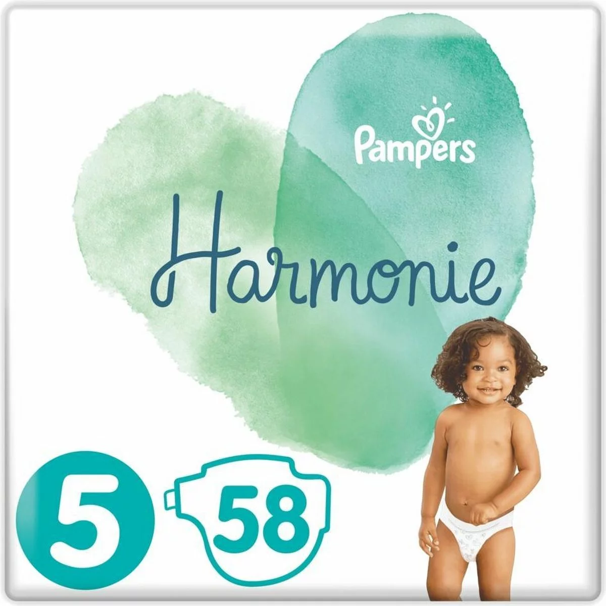 Pampers® Pampers Harmonie Luiers Maat 5 - 58 Luiers 10 Pampers® Pampers Harmonie Luiers Maat 5 - 58 Luiers - Afbeelding 8