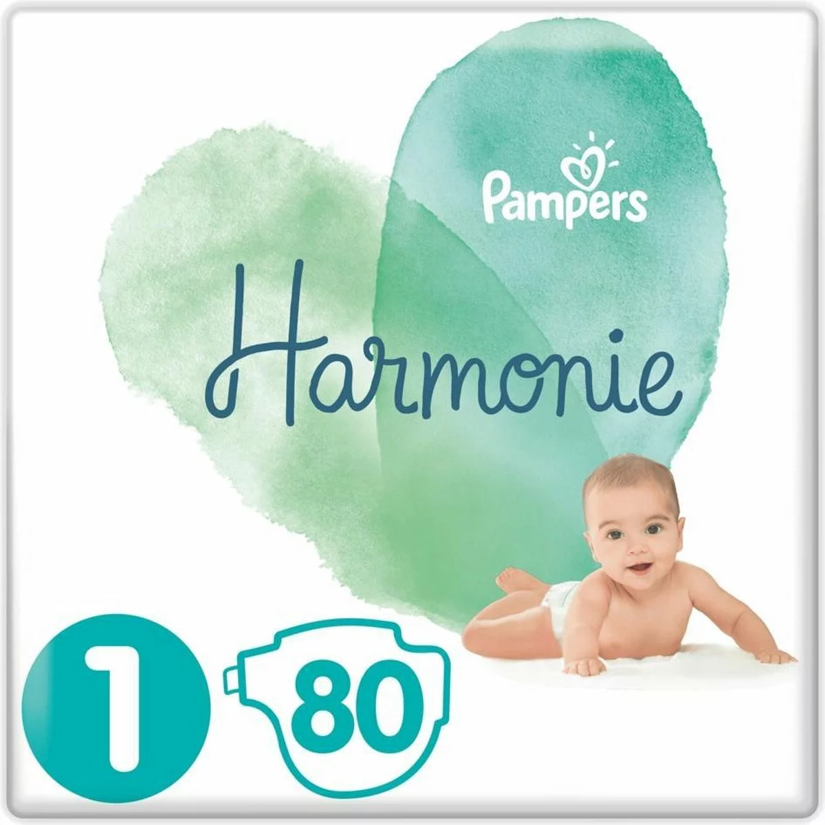 Pampers® Pampers - Harmonie / Pure - Maat 1 - Mega Pack - 80 Luiers 9 Pampers® Pampers - Harmonie / Pure - Maat 1 - Mega Pack - 80 Luiers - Afbeelding 7